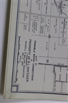 Early 1930's 3 Piece Map Of Possible Water Connections To Property Of R. L. Nafziger May 17, 1930 - Wendell Miller Collection