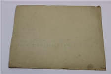 Early 1930's P. T. Taylor Golf & Country Club Hand Drawn Clubhouse Plan - Wendell Miller Collection