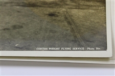 Early 1930's Aerial Photo And 2 Letters Regarding Farm Buildings Of Mr. Nafziger - Wendell Miller Collection