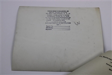 Early 1930's Aerial Photo And 2 Letters Regarding Farm Buildings Of Mr. Nafziger - Wendell Miller Collection