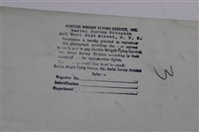 Early 1930's Aerial Photo And 2 Letters Regarding Farm Buildings Of Mr. Nafziger - Wendell Miller Collection
