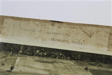 1931 Close Up Of Golf Course Construction Photo - Wendell Miller Collection