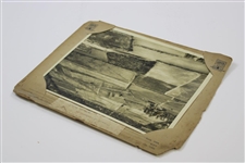 1931 Close Up Of Golf Course Construction Photo - Wendell Miller Collection