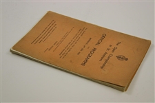 1933 Open Championship at St. Andrews Official Monday Program