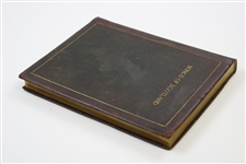 Father of American Golf John Reid Signed 'Songs of Scotland Book JSA ALOA