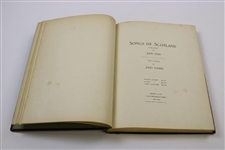 Father of American Golf John Reid Signed 'Songs of Scotland Book JSA ALOA