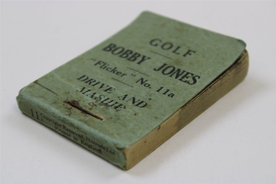 Bobby Jones Golf Flicker No. 11a - Drive & Mashie Book - Printed in England