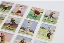 Full Set of Twenty-Five (25) WD & HO Wills Famous Golfers Tobacco Golf Cards