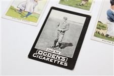 Three (3) Churchman's Cigarette Golf Cards (Hagen x2 & Vardon) with Tait Ogden Card