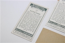 Three (3) Churchman's Cigarette Golf Cards (Hagen x2 & Vardon) with Tait Ogden Card