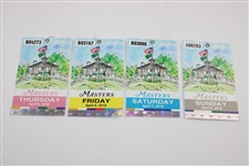 2018 Masters Full Tournament Day Ticket Set - Thursday, Friday, Saturday & Sunday