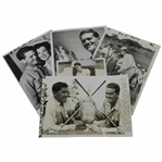 Five (5) Original Photos (One Type 1 & Four Wire) of Pat Abbott - 1936-1942