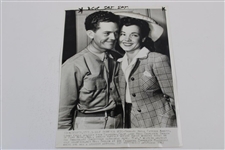 Five (5) Original Photos (One Type 1 & Four Wire) of Pat Abbott - 1936-1942