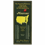 1992 Masters Tournament Wood Relief Plaque Employee Gift w/Records
