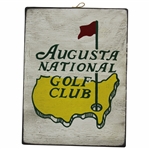 Augusta National Golf Club Handcrafted Painted Wooden Sign