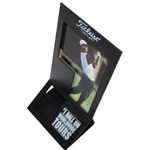 Tiger Woods Titleist #1 Ball On Worldwide Tours Black Ball Stand