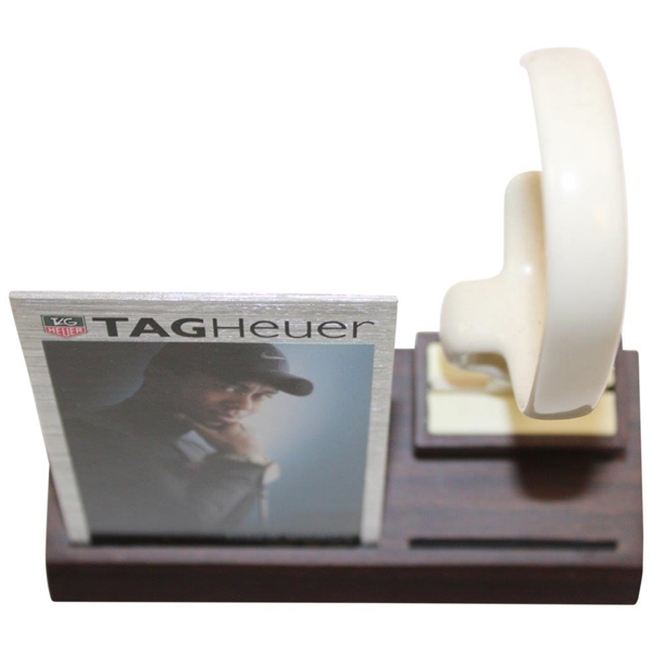 Tiger Woods Tag Heuer Watch Point Of Sale Display W/ Metal Card