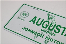 Augusta Georgia Johnson Motors Cadillac Saab Courtesy Car License Plate