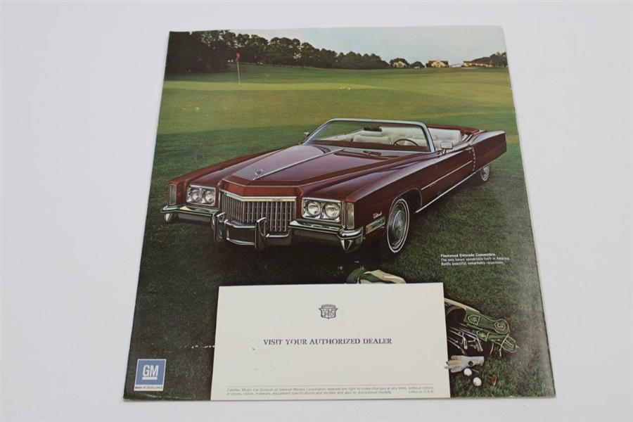 Classic Cadillac Master Dealer Green Del Hurd & Co. Blazer Jacket with Brochure