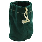 Masters Tournament Cloth Drawstring Shag Bag with 12 ANGC Practice Pro V-1 Golf Balls