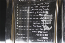 Augusta National Golf Club 'Name of Golf Holes' Glass Decanter w/Stopper in Original Box