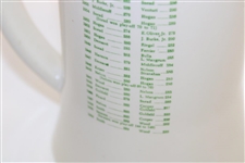 1962 Masters Tournament Porcelain Stein with Early Clubhouse Logo