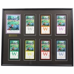 Leroy Neiman Signed Ltd Ed 2000 PGA Championship Ticket Set Presentation - Framed