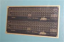 Jack Nicklaus Signed 1986 Scorecard Deluxe Presentation w/Putter Raise Photo - Framed JSA ALOA