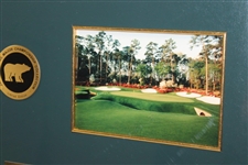 Jack Nicklaus Signed 1986 Scorecard Deluxe Presentation w/Putter Raise Photo - Framed JSA ALOA