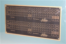 Jack Nicklaus Signed 1986 Scorecard Deluxe Presentation w/Putter Raise Photo - Framed JSA ALOA