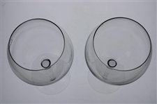 Pair of Augusta National Golf Club Members Logo Red Wine Glasses