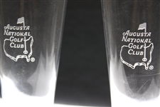 Pair of Augusta National Golf Club Members Logo Pint Beer Glasses 