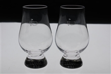 Pair of Augusta National Golf Club Logo Glass Snifters In Box