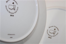 2018 Augusta National Ltd Ed Employee Masters Gift Tiffany & Co Beautification Plates In Box w/Card