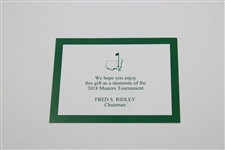 2018 Augusta National Ltd Ed Employee Masters Gift Tiffany & Co Beautification Plates In Box w/Card