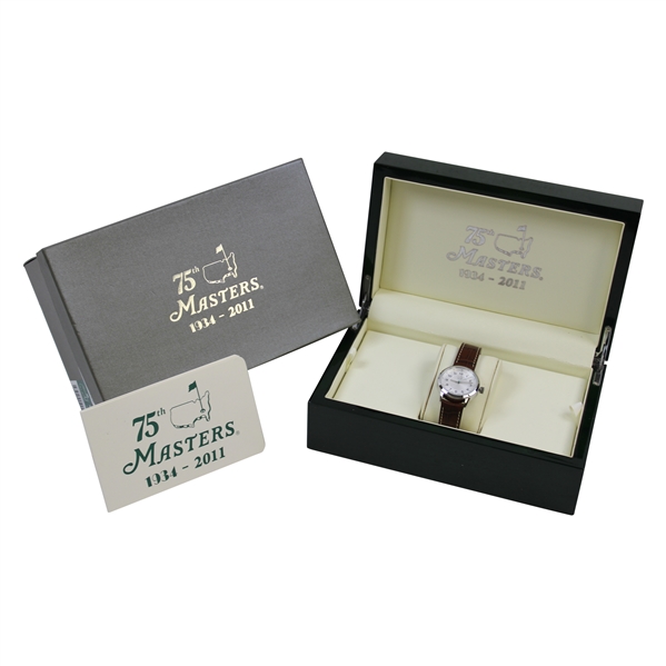 2011 Masters Tournament '75th Anniversary' Ltd Ed #74/400 Ladies Watch in Original Emerald Box
