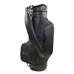 Greg Norman Signed SHARK Logo Black Full Size Datrek Golf Bag - Unused JSA ALOA