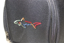 Greg Norman Signed SHARK Logo Black Full Size Datrek Golf Bag - Unused JSA ALOA