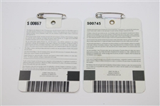 2001 & 2002 Masters Tournament SERIES Badges - Tiger Woods Wins