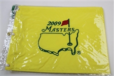 Five (5) Masters Tournament Embroidered Flags in Original Packages - 2008-2012