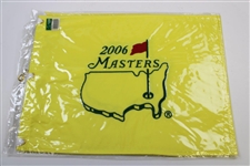 2003, 2004, 2006 & 2007 Masters Tournament Embroidered Flags in Original Packages