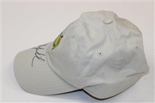 Phil Mickelson Signed Undated Masters Stone Caddy Hat JSA #QQ01382