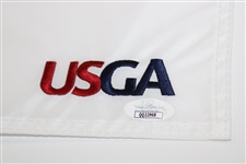 Bryson Dechambeau Signed 2020 US Open at Winged Foot Embroidered Flag JSA #QQ22968