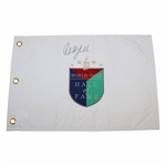 Phil Mickelson Signed Undated World Golf Hall of Fame Embroidered Flag JSA #V31051 