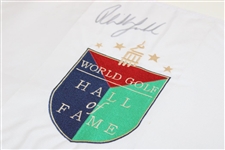 Phil Mickelson Signed Undated World Golf Hall of Fame Embroidered Flag JSA #V31051 
