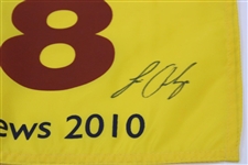 Louie Oostheuizen Signed 2010 The OPEN at St. Andrews Flag JSA #QQ01358