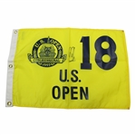 Ernie Els Signed 1997 US Open at The Congressional Yellow Screen Flag JSA ALOA