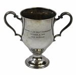 1925 Bakers Club Golf Tournament Tiffany Sterling Silver Trophy Won by Jack Pearson - October 6th