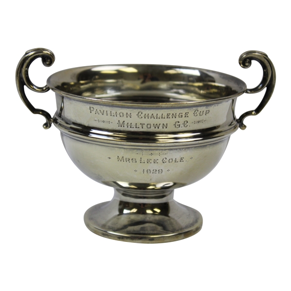1929 Pavilion Challenge Cup at Milltown GC Sterling Silver Trophy Won by Mrs. Lee Cole