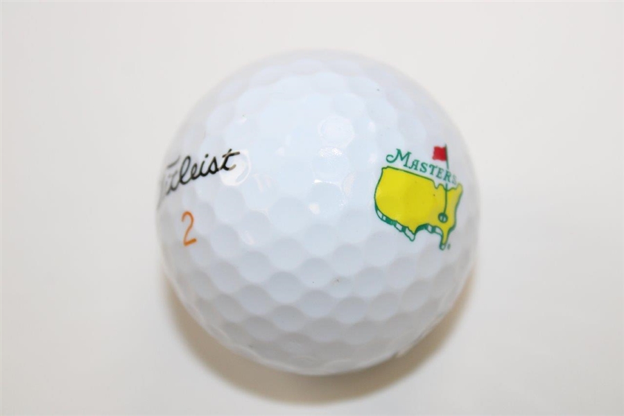 Adam Scott Signed Titleist Masters Logo Golf Ball JSA #J01346